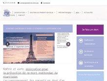 Tablet Screenshot of naitre-et-vivre.org